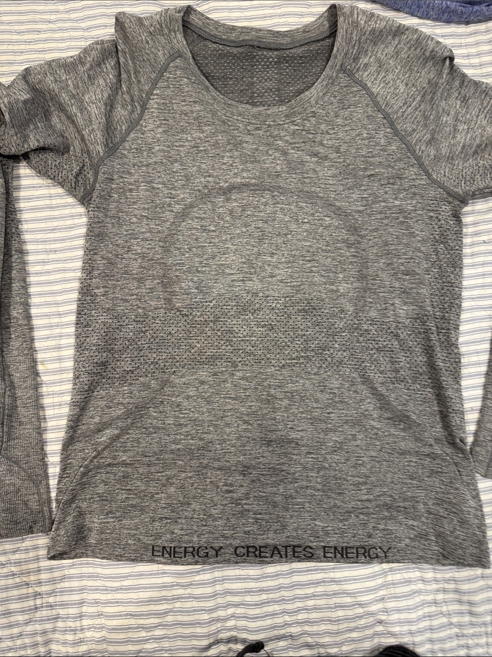lululemon athletica Gray Long Sleeve Active Tee